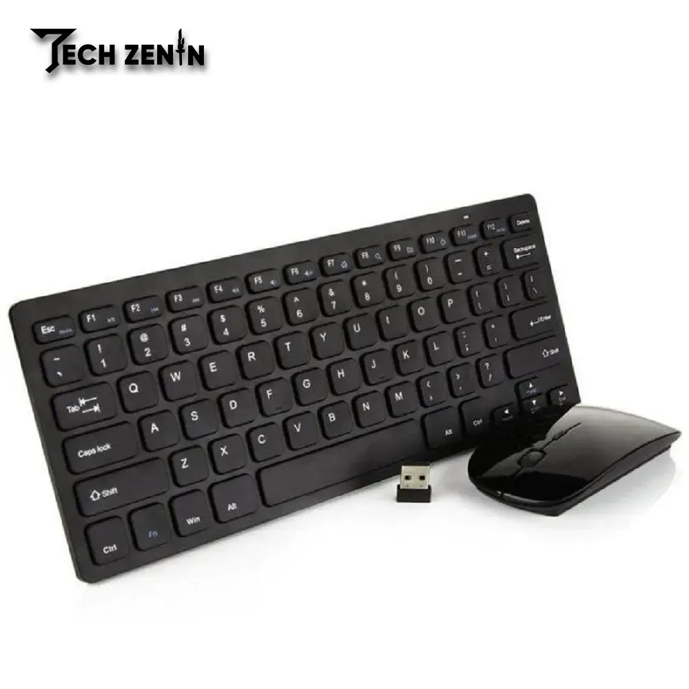 Jedel WS6100 Ultra Slim Mini Wireless Keyboard & Mouse Set | Compact & Lightweight