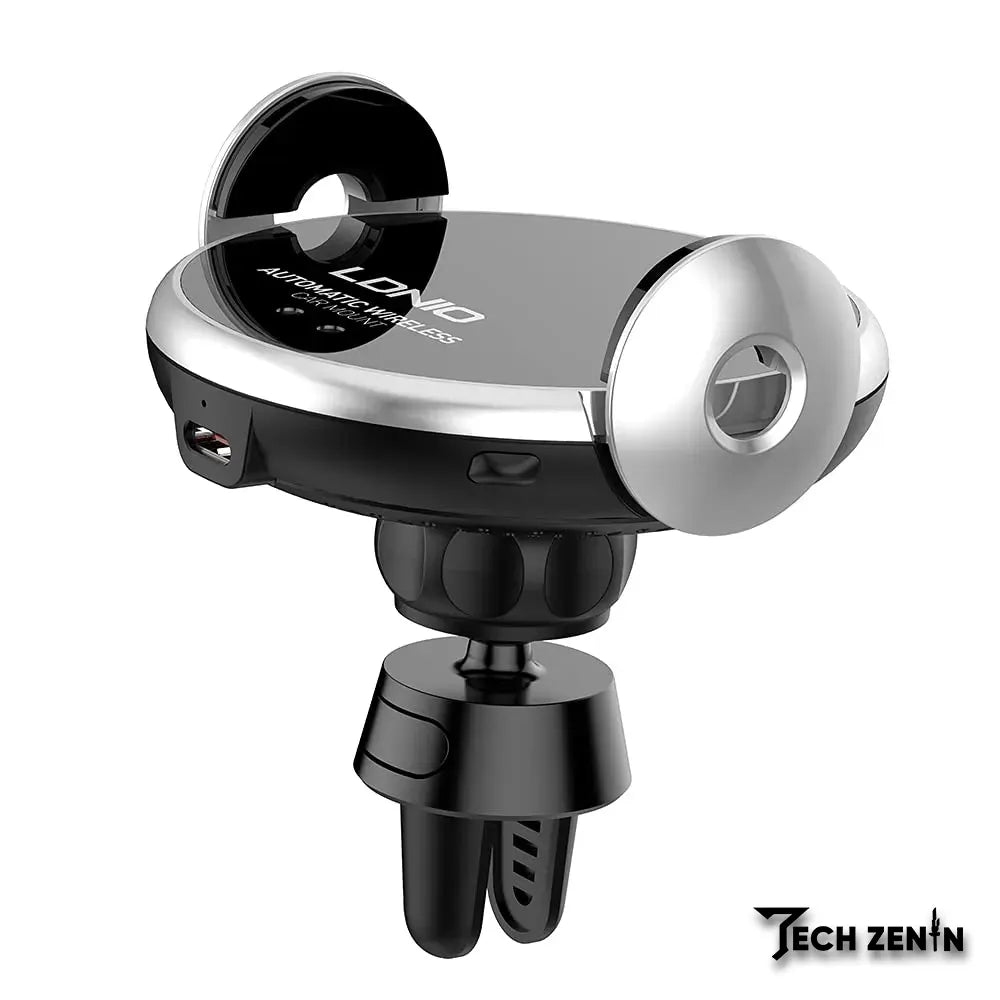 LDNIO MA02 15W Fast Car Wireless Charger Stand | Adjustable & Secure Hold