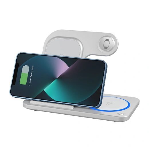 ⚡ WIWU Wi-W020 Folding 3-in-1 15W Magnetic Wireless Charger