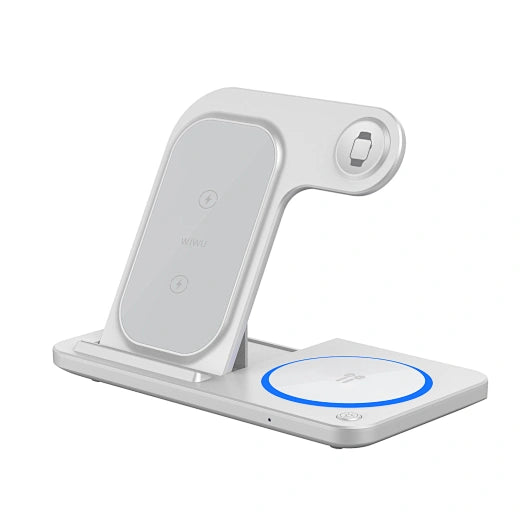 ⚡ WIWU Wi-W020 Folding 3-in-1 15W Magnetic Wireless Charger