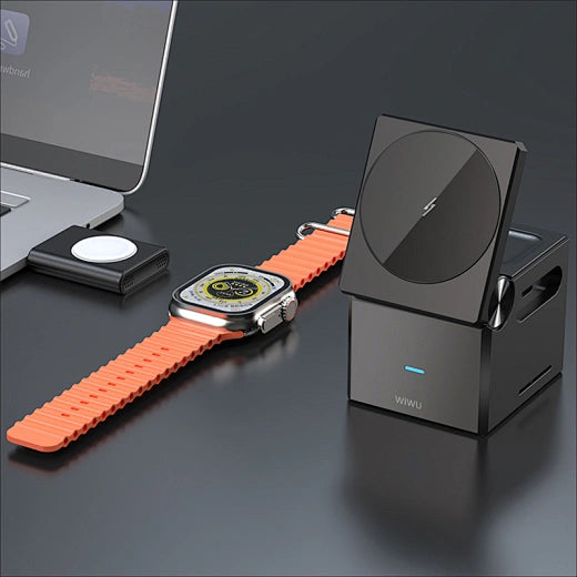 β‘ WIWU Wi-W030 Small Square 3-in-1 Cableless Wireless Charger