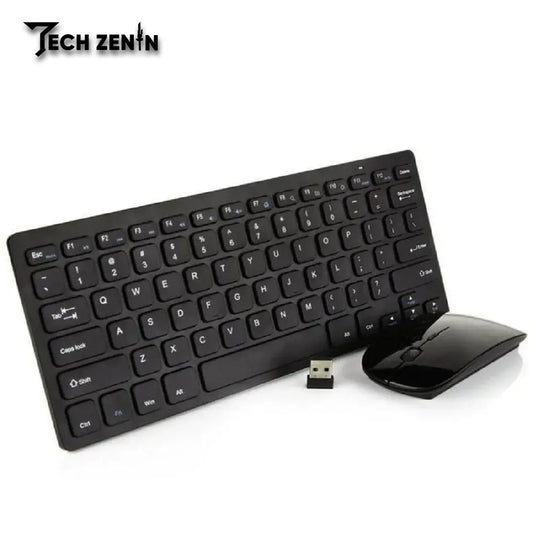 Jedel WS6100 Ultra Slim Mini Wireless Keyboard & Mouse Set | Compact & Lightweight