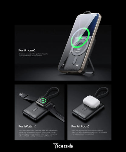 McDodo MC-1811 10000mAh 20W MagSafe Power Bank – Black